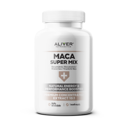 Maca Super Mix – kompleks 3 mace, 120 kapsula