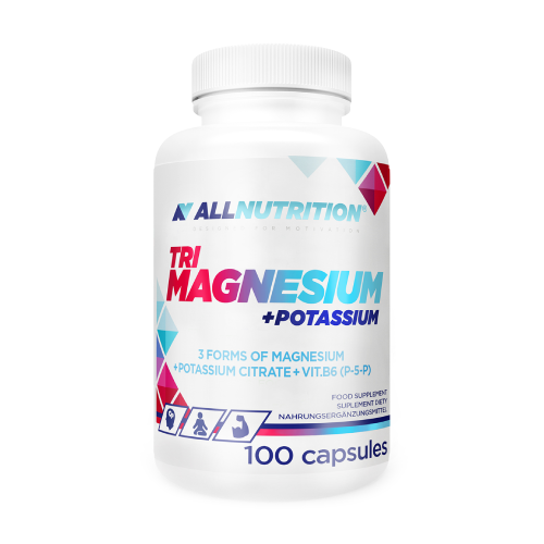 Tri magnezij + kalij kapsule s vitaminom B6.