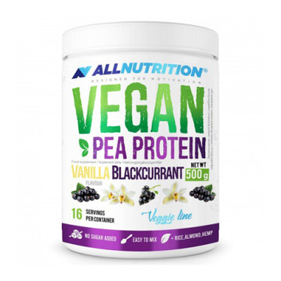 Veganski proteini graška – vanilija, crni ribiz