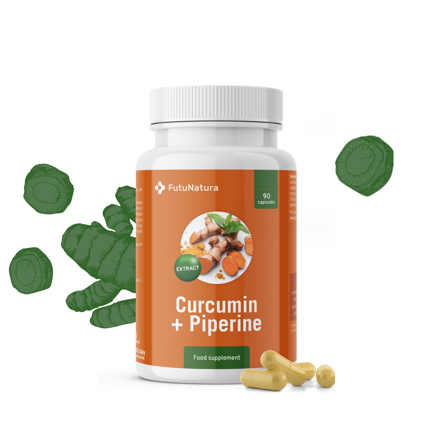 Kurkumin u društvu piperina