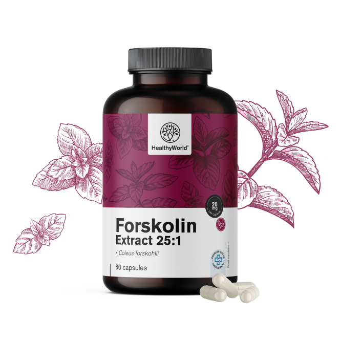 Forskolin – iz ekstrakta indijske koprive 20 mg