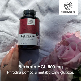 3x Berberin HCL 500 mg, ukupno 540 kapsula