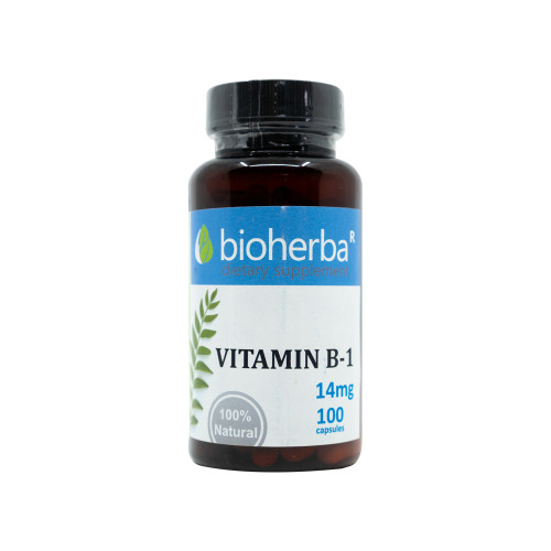 Vitamin B1 (tiamin) 14 mg, 100 kapsula