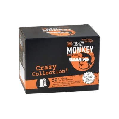Kondomi THE CRAZY MONKEY Crazy Collection