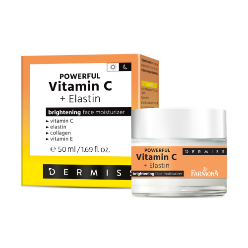 Posvjetljujuća hidratantna krema s vitaminom C + elastinom