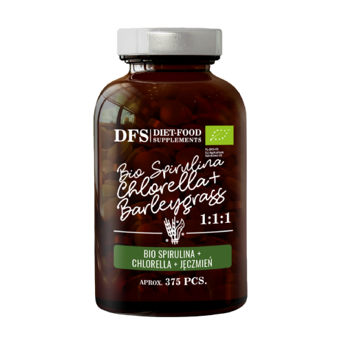 BIO Spirulina + chlorella + ječmena trava