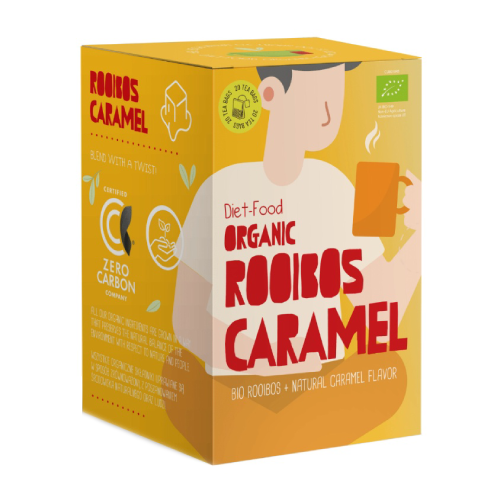 BIO Rooibos biljni čaj s karamelom, 20 x 1,5 g