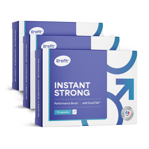 3x INSTANT STRONG – Performance Boost, kompleks za muškarce, ukupno 45 kapsula