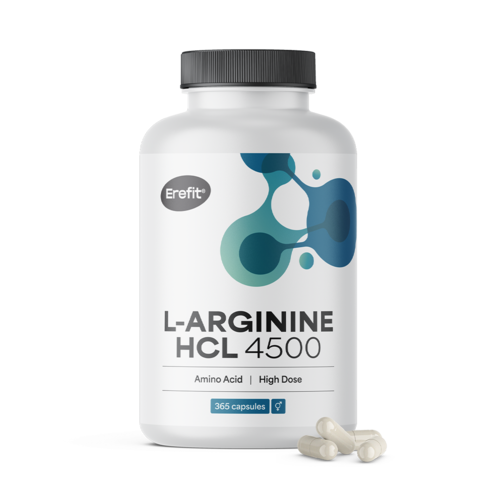 L-arginin HCL 4500 mg u kapsulama
