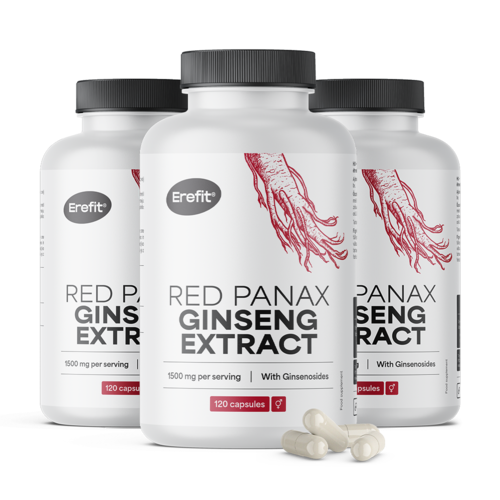 3x Ekstrakt crvenog ginsenga 1500 mg, ukupno 360 kapsula