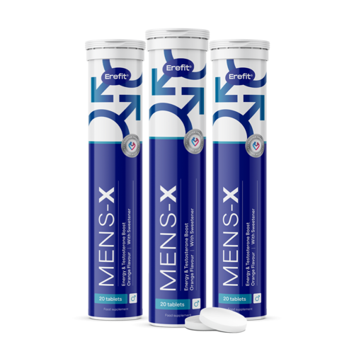 3x Mens-X – šumeće tablete za muškarce, ukupno 60 šumećih tableta