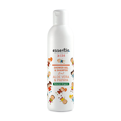Prirodni dječji gel za tuširanje i šampon – aloe vera & papaja
