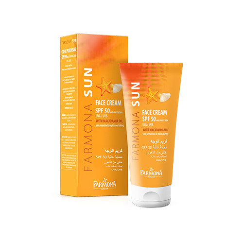 Krema za sunčanje za lice SPF 50.