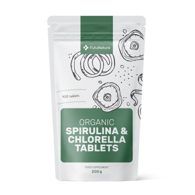 Spirulina + Chlorella tableta