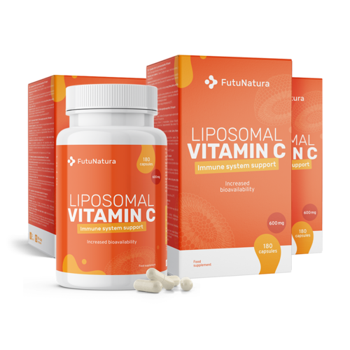 3x Liposomalni vitamin C 1200 mg, ukupno 540 kapsula