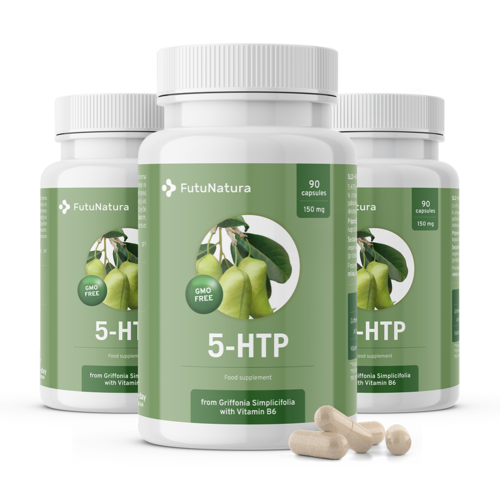 3x 5-HTP 150 mg – Griffonia Simplicifolia, ukupno 270 kapsula