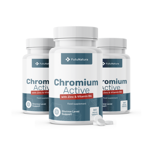3x Krom Active, ukupno 1095 mikro tableta