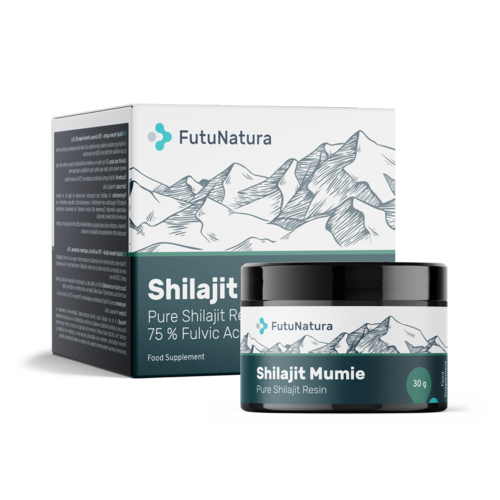 Shilajit Mumie smola – 75 % fulvinske kiseline, 30 g