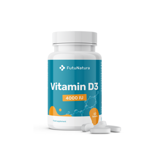 Vitamin D3, 4000 IU, 60 tableta