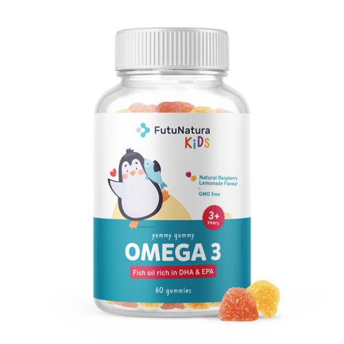 OMEGA-3 – Gumeni bomboni za djecu, 60 gumenih bombona