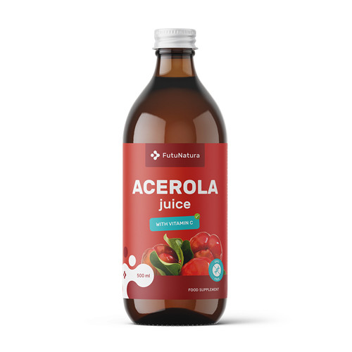 Acerolin sok means Acerola juice in Croatian.