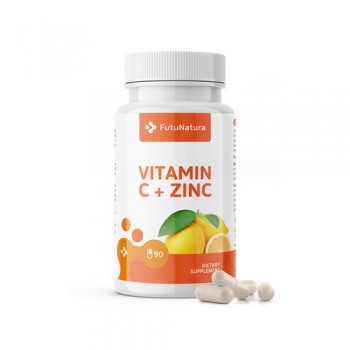 Vitamin C + cink, 90 kapsula