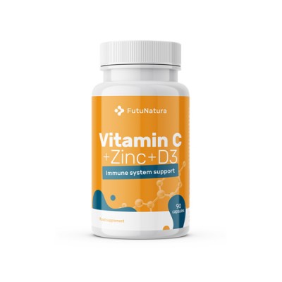 Vitamin C + cink + vitamin D3