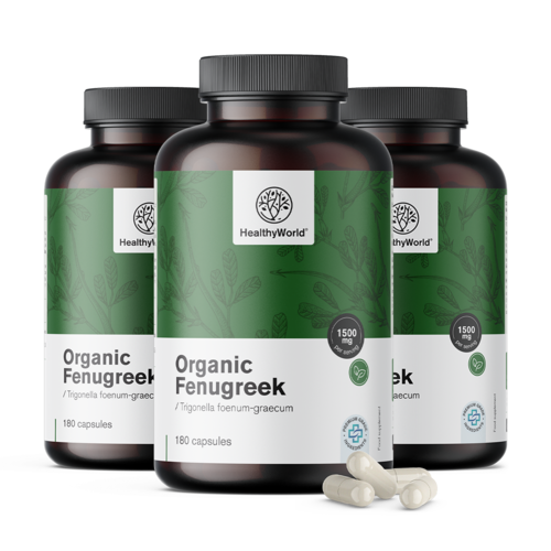 3x BIO Piskavica (grčko sijeno), ukupno 540 kapsula