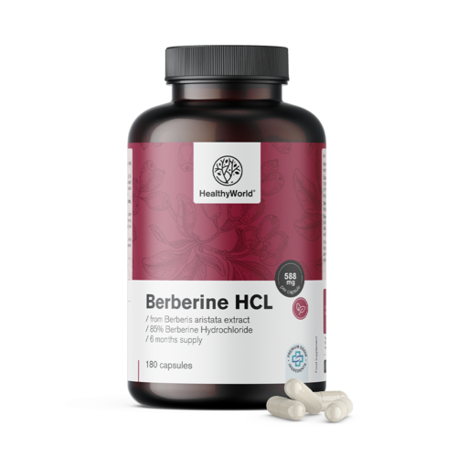 Berberin HCL 500 mg u kapsulama.