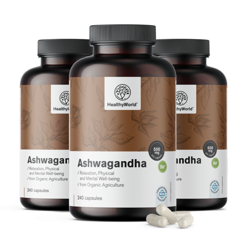 3x Ashwagandha 500 mg, ukupno 720 kapsula