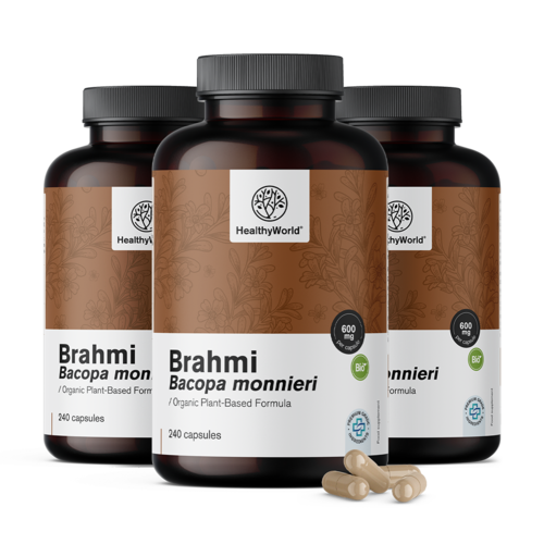 3x Brahmi 600 mg, ukupno 720 kapsula
