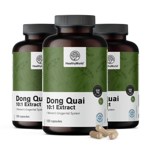 3x Kineska anđelika – Dong Quai 530 mg, ukupno 360 kapsula