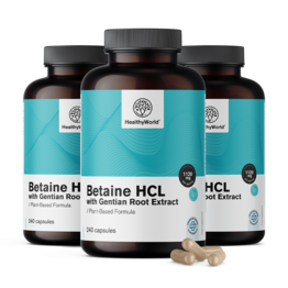 3x Betain HCL 1120 mg, ukupno 720 kapsula