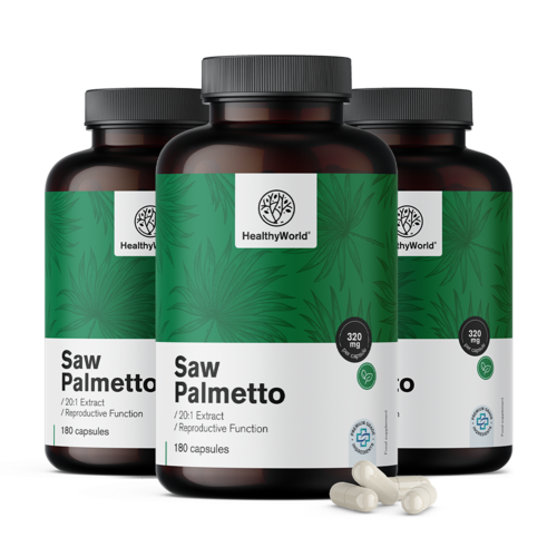 3x Saw Palmetto – Sabal palma 320 mg, ukupno 540 kapsula