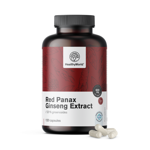 Red Panax ginseng - ekstrakt crvenog ginsenga 600 mg.