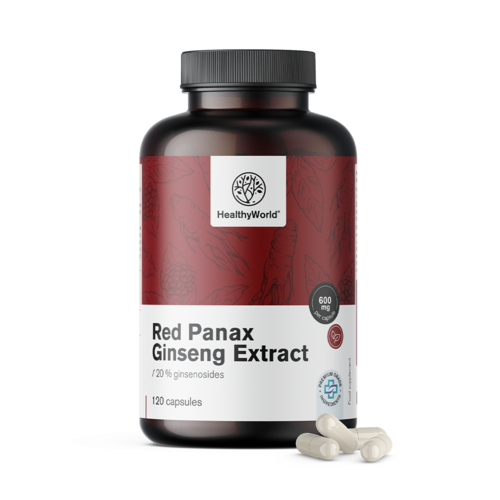 Red Panax Ginseng - ekstrakt crvenog ginsenga 600 mg, 120 kapsula