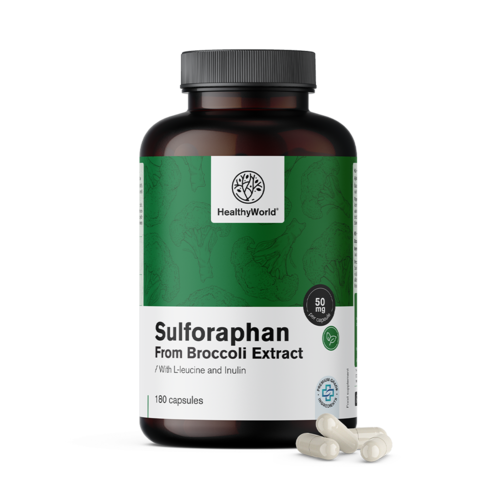 Sulforafan – iz ekstrakta brokule 50 mg, 180 kapsula