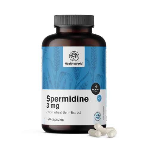 Spermidin 3 mg - iz ekstrakta pšeničnih klica.