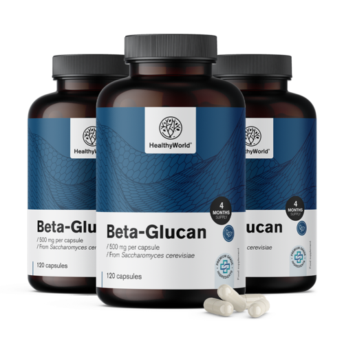 3x Beta-glukan 500 mg, ukupno 360 kapsula