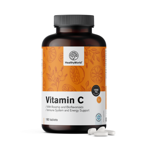 Vitamin C 1000 mg - sa šipkom i bioflavonoidima, 180 tableta