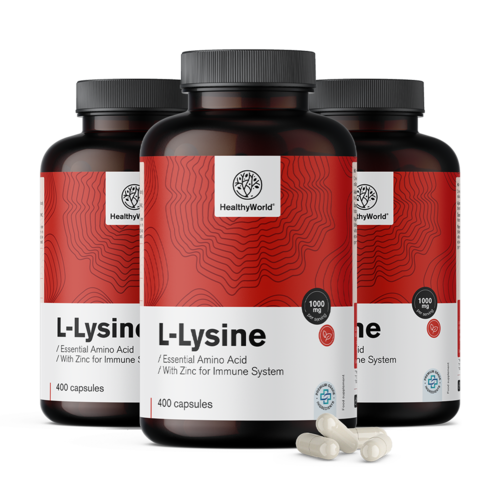 3x L-lizin 1000 mg, ukupno 1200 kapsula