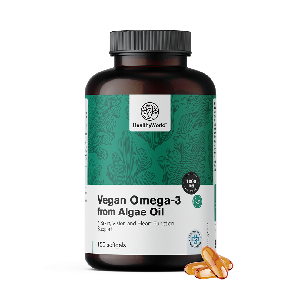 Veganska omega-3 1000 mg – iz algi