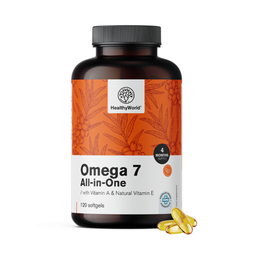 Omega-7 All-in-One, 120 mekih kapsula