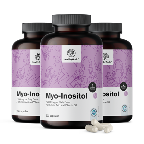 3x Mio-inozitol 2000 mg, ukupno 600 kapsula