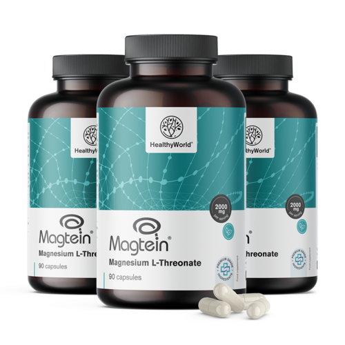 3x Magnezijev L-treonat Magtein® 2000 mg, ukupno 270 kapsula