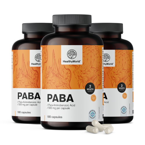 3x PABA 500 mg, ukupno 540 kapsula