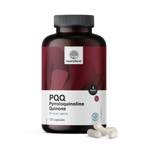 PQQ – Pirolokinolin kinon 20 mg, 120 kapsula
