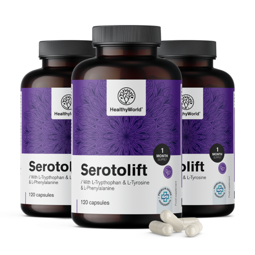 3x Serotolift - podrška serotoninu, ukupno 360 kapsula