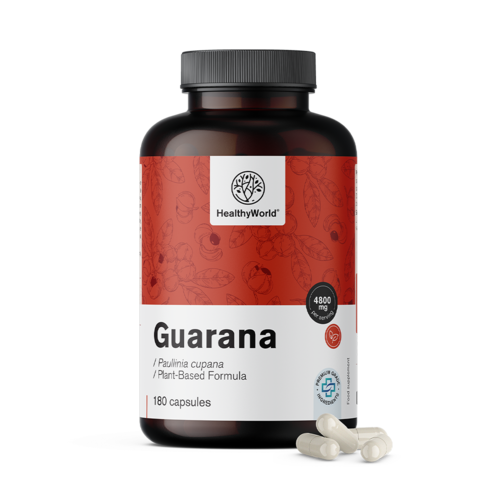 Guarana 4800 mg, 180 kapsula