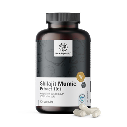 Shilajit Mumie 10:1 u kapsulama